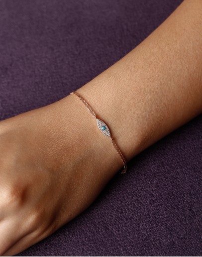 TAŞLI GÖZ BİLEKLİK