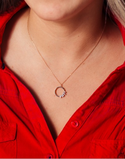 BAGET TAŞLI TREND KOLYE