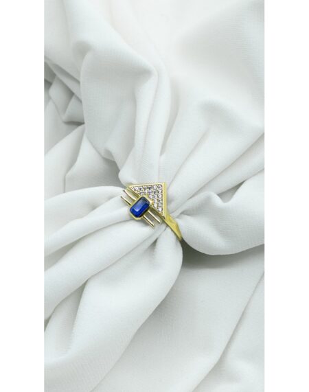 ÜÇGEN LACİVERT YÜZÜK