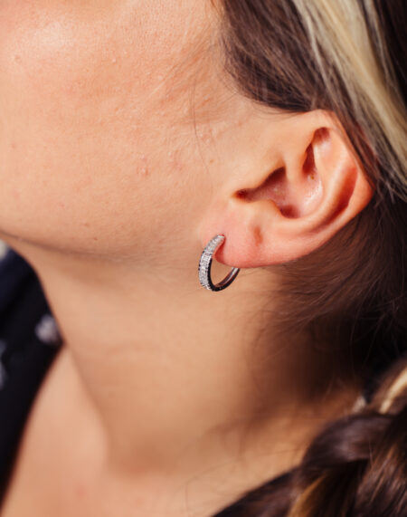 BAGET TAŞLI ALTIN KÜPE