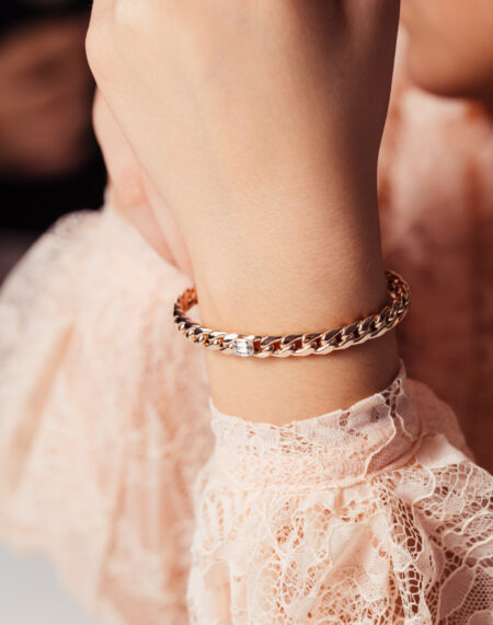 BAGET TAŞLI RETRO BİLEZİK