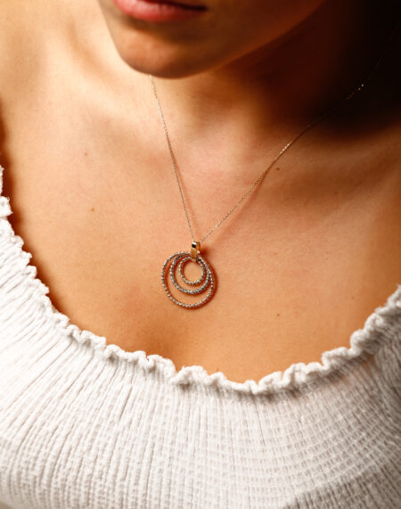 ÜÇ RENK DORİKA KOLYE