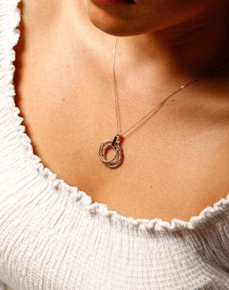 ÜÇ RENK DORİKA KOLYE