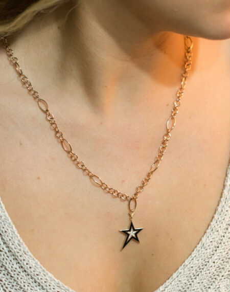 YILDIZ ZİNCİR KOLYE