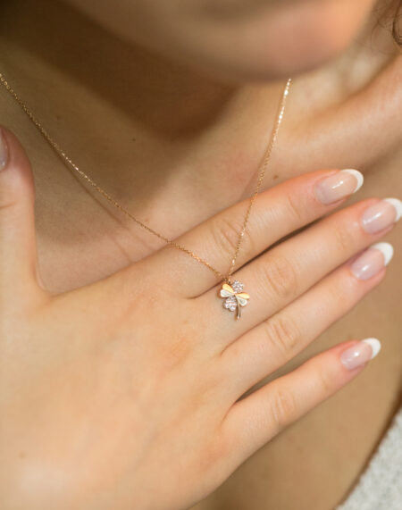 DÖRT YAPRAK YONCA KOLYE