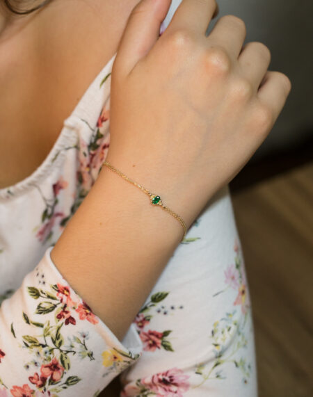 ZÜMRÜT TAŞLI BİLEKLİK