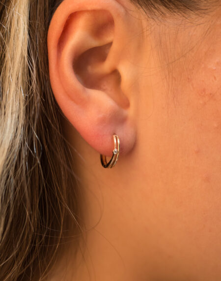 TEKTAŞLI HALKA KÜPE