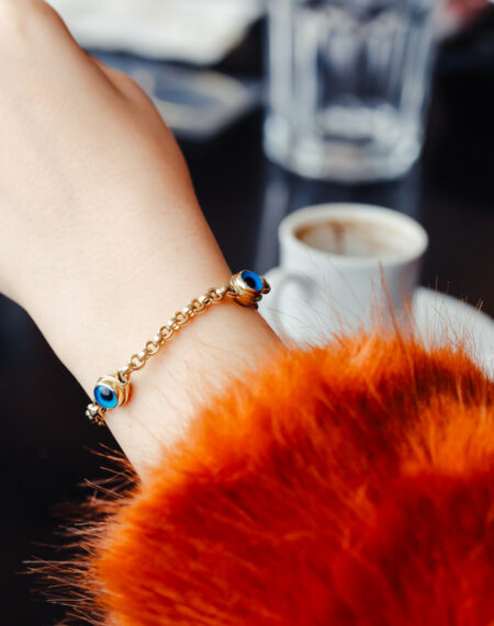 ÜÇ GÖZ NAZAR BONCUKLU BİLEKLİK