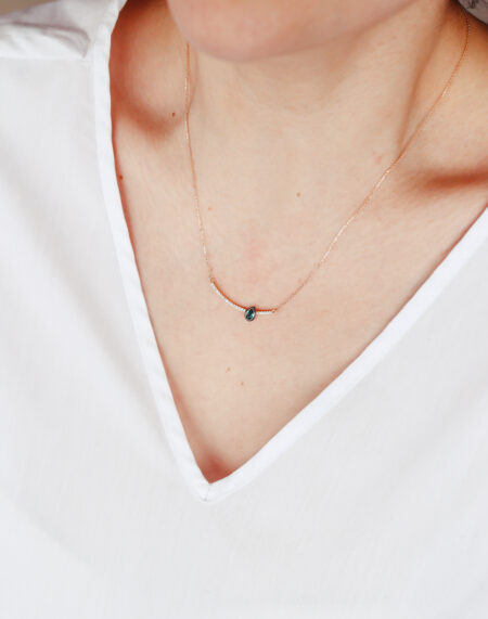 ZÜMRÜT TAŞLI KOLYE