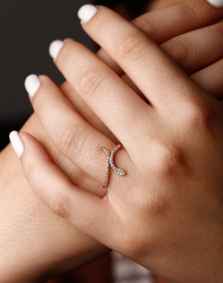 TAŞLI SNAKE YÜZÜK