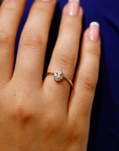 DAMLA TAŞLI ALTIN YÜZÜK