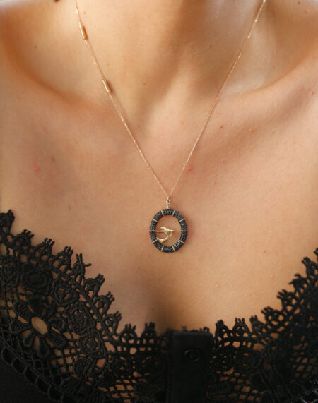 ONYX TAŞLI TALİS KOLYE