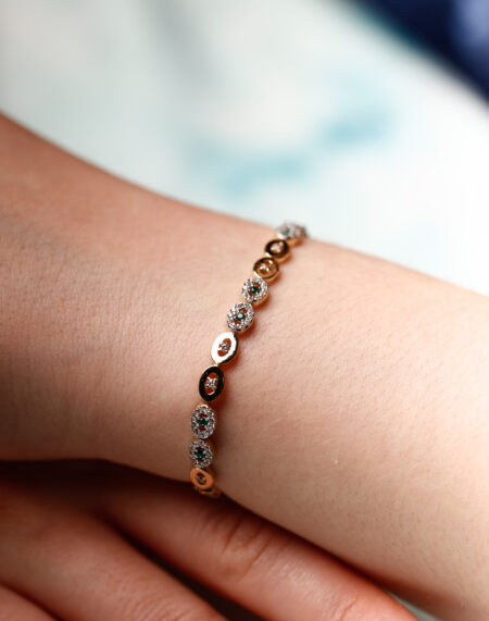 ZÜMRÜT TAŞLI BİLEKLİK