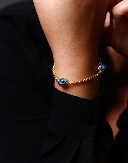 ÜÇ GÖZ NAZAR BONCUKLU BİLEKLİK