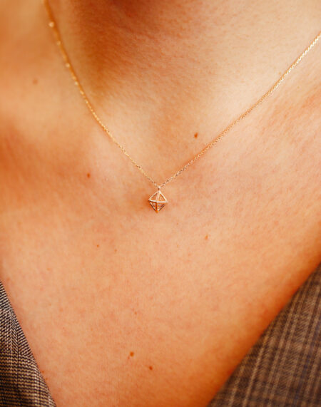 SİMETRİK ALTIN KOLYE