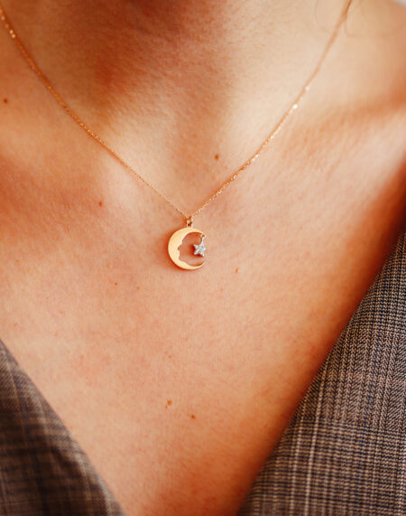 M.KEMAL ATATÜRK SİLUETLİ ALTIN KOLYE