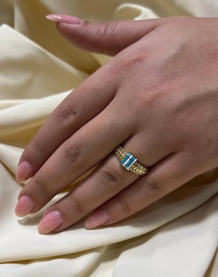 MİNELİ TAŞLI YÜZÜK