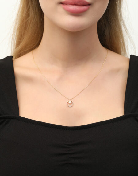 İLTERİŞ TEK İNCİLİ KOLYE