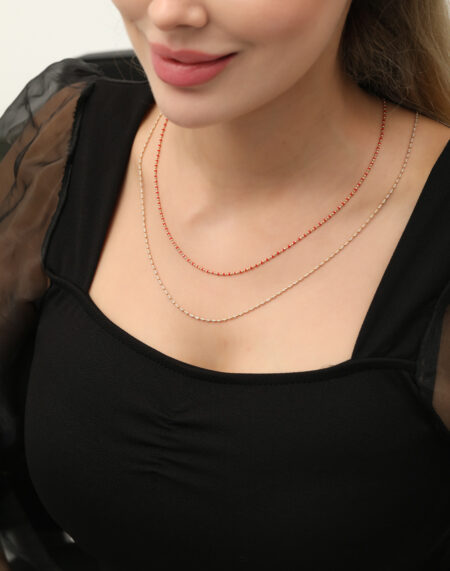 MİNİMAL MİNELİ  KOLYE