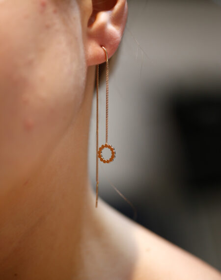 ZİNCİRLİ HALKA KÜPE