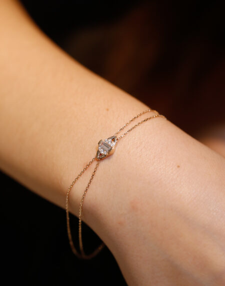 BAGET TAŞLI OVAL BİLEKLİK