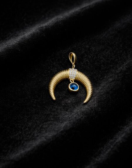 NAZARLI AY KOLYE UCU