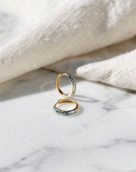 RENKLİ MİNELİ KÜPE